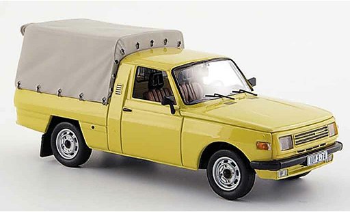 Wartburg 353 Base 1/43 IST Models Pick Up gelb 1985 modellautos