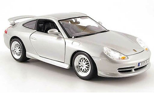 Porsche 911 GT3 1/18 Burago grau metallisee 1997 modellautos
