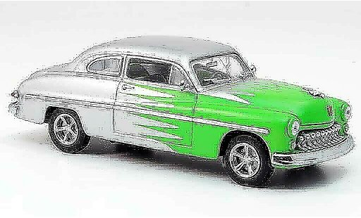 Mercury Club Coupe Hot Rod 1/43 Eagle grau avec gr&Atilde;&frac14;n 1949 modellautos