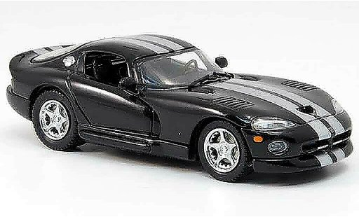 Dodge Viper GTS 1/43 Eagle Coupe schwarz avec grau metalliseenen Streifen 1999 modellautos