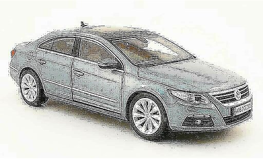 Volkswagen Passat B6 1/18 Norev cc blau ciel metallisee 2008 modellautos