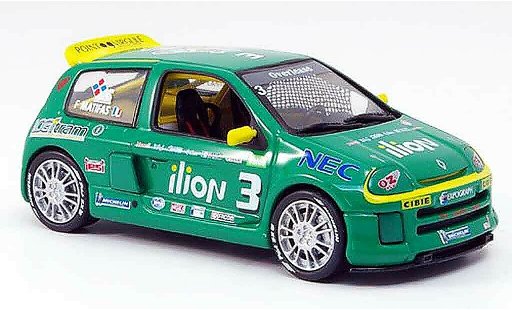 Renault Clio V6 1/43 Eagle 24v no.3 illion clio trophy 1999 modellautos