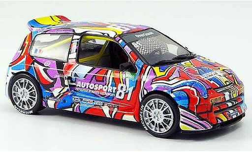 Renault Clio V6 1/43 Eagle no.81 clio trophy 2000 modellautos