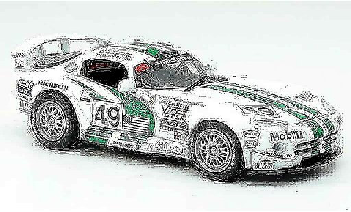 Dodge Viper GTS R 1/43 Eagle No.49 24h Le Mans 1996 modellautos