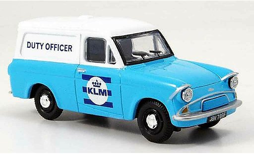 Ford Anglia Van 1/43 Oxford blau weiss KLM Duty Officer modellautos