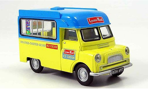 Bedford CA utilitaire 1/43 Oxford Kasten Lyons Maid Eiswagen modellautos