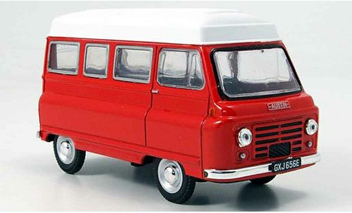 Austin J2 utilitaire 1/43 Oxford High Top rot weiss Hochdachbus modellautos