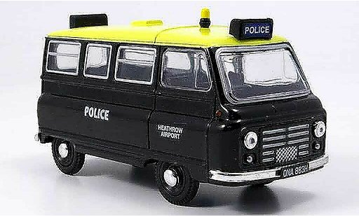 Austin J2 police 1/43 Oxford Bus Heathrow Airport modellautos