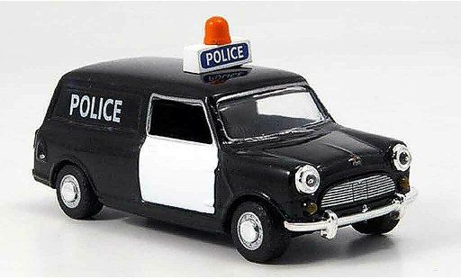 Austin Mini Van police 1/43 Oxford schwarz weiss West Riding modellautos