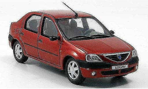Dacia Logan Berline 1/43 Eligor rot modellautos