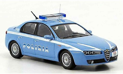 Alfa Romeo 159 polizia 1/43 M4 police b quality 2005 modellautos