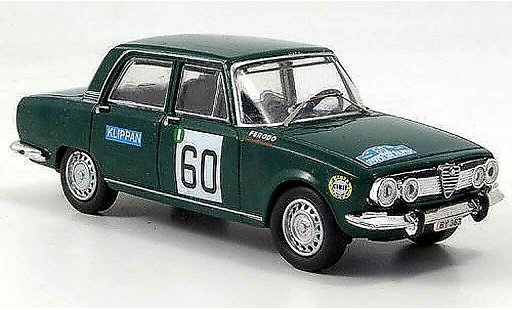 Alfa Romeo 1750 berlina 1/43 M4 No.60 Alpen Rally B-Quality 1968 modellautos