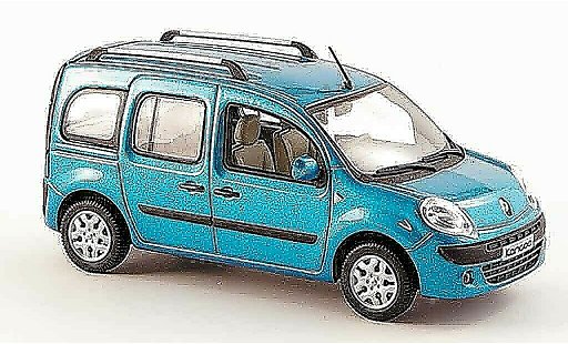 Renault Kangoo Base 1/43 Norev blau avec fenstern 2008 modellautos
