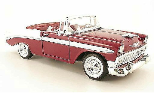 Chevrolet Bel Air Coupe 1/18 Yat Ming 1956 lila/weiss modellautos