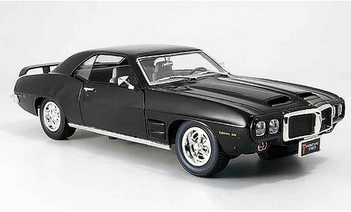 Pontiac Firebird 1969 1/18 Yat Ming trans am schwarz modellautos