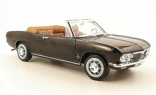 Chevrolet Corvair Convertible 1/18 Yat Ming monza cabrio schwarz 1969 modellautos