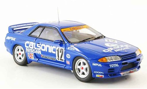 Nissan Skyline R32 1/43 Ebbro GT R No.12 Calsonic Gruppe A 1993 modellautos