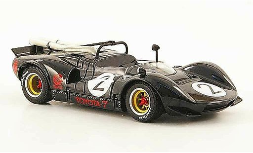 Toyota 7 GP 1968 1/43 Ebbro no.2 schwarz japan modellautos