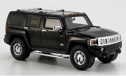 Hummer H3 Base 1/43 Spark schwarz 2006 modellautos