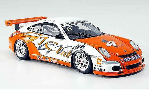 Porsche 911 GT3 CUP 1/43 Spark 2007 No.88 Sieger Asia modellautos