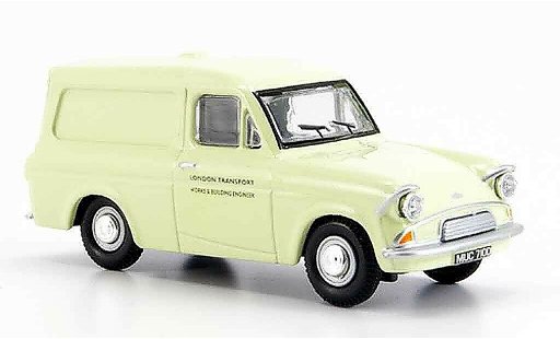 Ford Anglia Van 1/43 Oxford beige London Transport modellautos