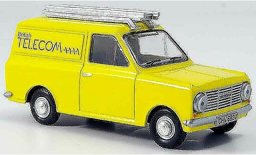 Bedford HA utilitaire 1/43 Oxford Van gelb British Telecom Kasten modellautos