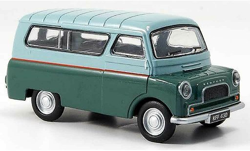 Bedford CA minibus 1/43 Oxford Camper Van grau gr&Atilde;&frac14;n Fensterbus modellautos