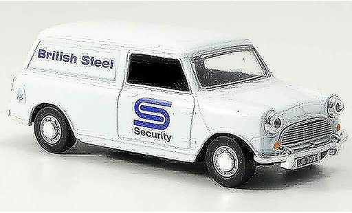 Austin Mini Van utilitaire 1/43 Oxford weiss British Steel Kasten modellautos