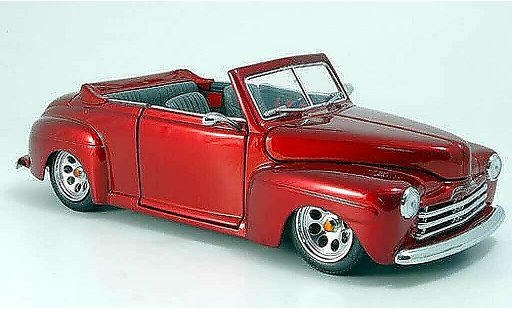 Ford Hot Rod 1948 1/18 Yat Ming cabrio rot-met. offen modellautos