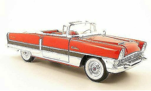 Packard Caribbean Base 1/18 Yat Ming rot/schwarz/weiss offen 1955 modellautos