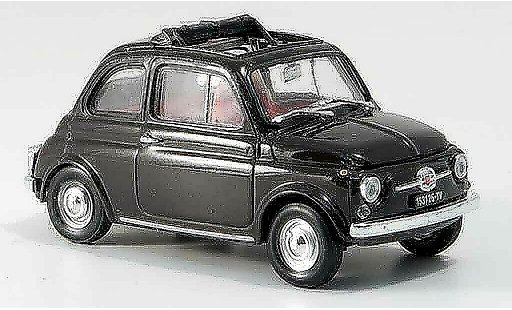 Fiat 500 F 1/43 Brumm braun geoffnetes Faltdach 1965 modellautos