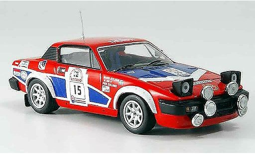 Triumph TR7 1980 1/43 IXO V8 No.15 Eklund Sylvan 1000 Lakes Rallye modellautos
