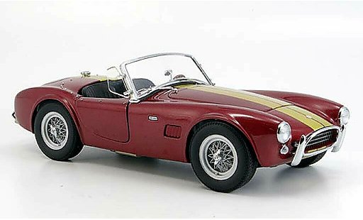 AC Cobra 289 1/18 Exoto rot avec bandes 1963 modellautos