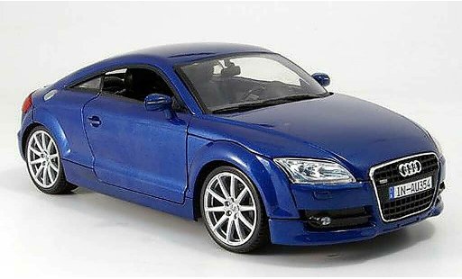 Audi TT coupe 1/18 Mondo Motors blau modellautos