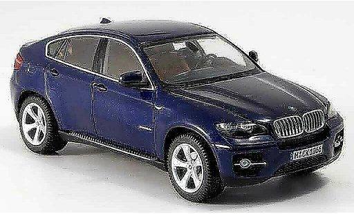 Bmw X6 xdrive 50i 1/43 Schuco E71 50 i blau 2008 modellautos