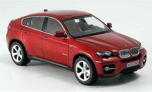 Bmw X6 xdrive 50i 1/43 Schuco E71 50 i rot 2008 modellautos