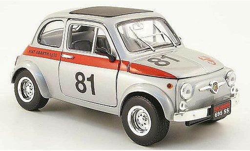 Fiat 500 Abarth 1/18 Mondo Motors 695ss grau no.81 modellautos