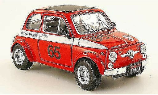 Fiat 500 Abarth 1/18 Mondo Motors 695ss rot no.65 modellautos