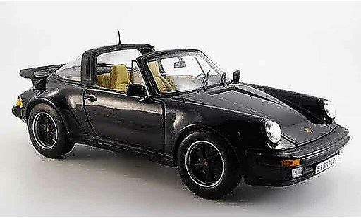 Porsche 911 Turbo 1/18 Norev 3.3 targa schwarz 1987 modellautos