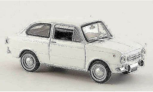 Seat 850 N 1/43 Norev weiss 1966 modellautos
