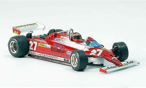 Ferrari 126 CK 1/43 Brumm no.27 gilles villeneuve 25 jahre modellautos