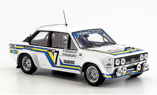 Fiat 131 Abarth 1/43 IXO No.7 Waldgegard Thoreszelius 1980 modellautos
