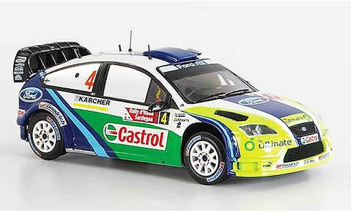Ford Focus RS WRC 1/43 IXO No.4 BP Hirvonen Lehtinen Zweiter 2006 modellautos
