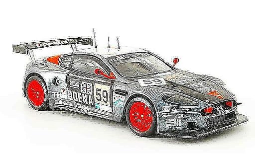 Aston Martin DBR9 gt1 1/43 IXO no.59 garcia menten fittipaldi le mans 2007 modellautos