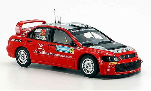 Mitsubishi Lancer Evolution IX 1/43 IXO WRC No. 14 Rallye Schweden 2006 modellautos