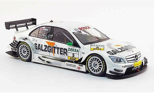 Mercedes Classe C DTM 1/43 Minichamps No.5 Salzgitter AMG Green 2008 modellautos