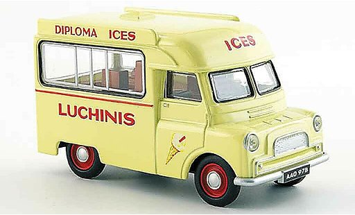 Bedford CA utilitaire 1/43 Oxford Van Luchinis Ice Cream modellautos