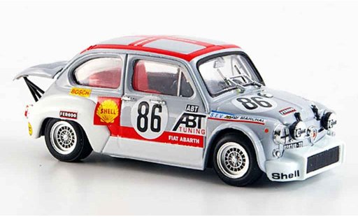 Fiat Abarth 1000 Berlina Corsa 1/43 Brumm TCR No. 86 Abt Grano 24 Stunden Spa 1970 modellautos