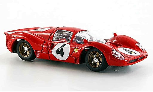 Ferrari 330 P4 1/43 Brumm no.4 1000 km monza r. lodovico 1967 modellautos