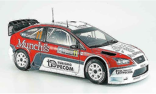 Ford Focus RS WRC 1/18 Sun Star argent perzex/ companc modellautos